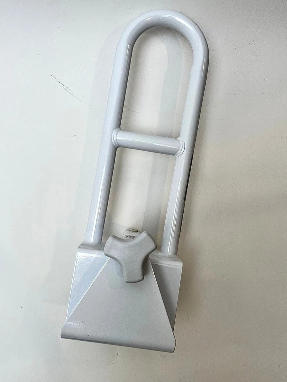 Medline Bathtub Safety Grab Bar Rail White Adjustable Clamp 250 lb Capacity